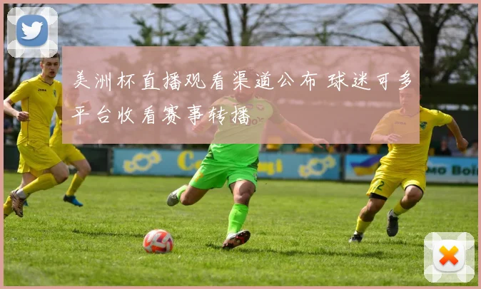 美洲杯直播观看渠道公布 球迷可多平台收看赛事转播